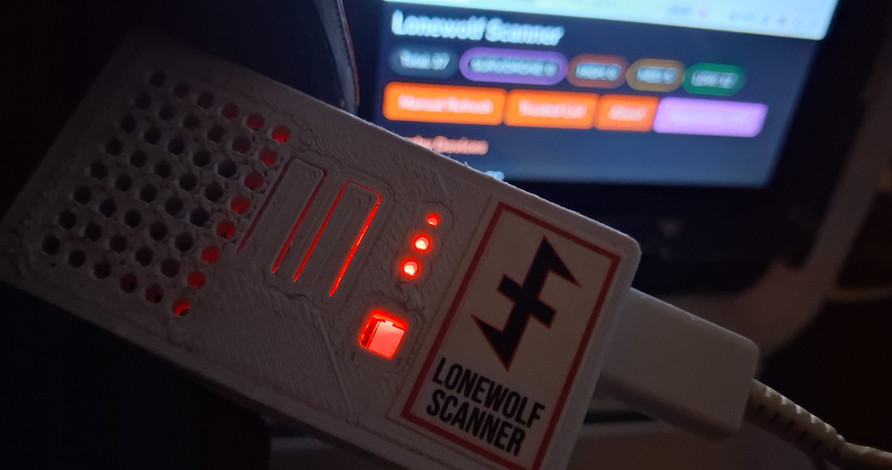 Lonewolf Scanner: Tag the Flock, Track the Drones, Map the Grid